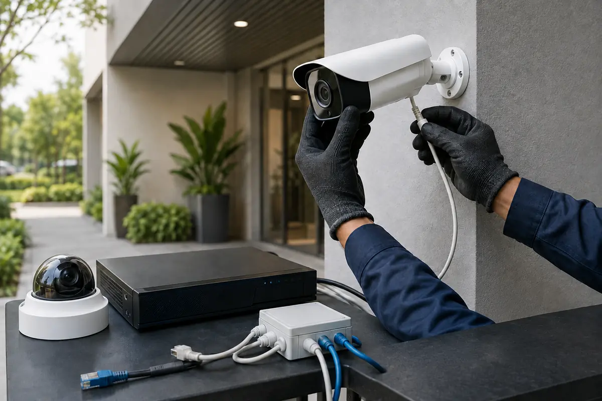 CCTV repair and diagnostic service